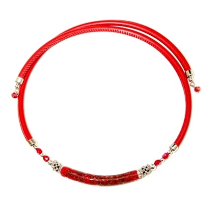 Il Murano Di Francesca Marble Dome Flexi Necklace