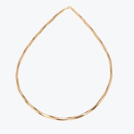 9ct Gold Mesh Torchon  Necklace  45cm