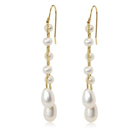 Gems of the Orient 4-7.5mm Multi Shape FWP Drop Hook Earrings YGP