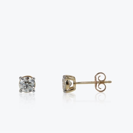 1.00ct Natural  Diamond Stud Earrings  9ct Gold
