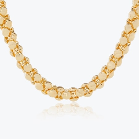 Oro Nuovo 14ct Gold Pebble Link Necklace  50cm