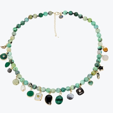 Hilary Joy Couture 285ct Multigemstone Necklace Sterling Silver YGP