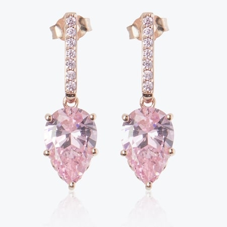 Marilyn Monroe Diamonesque 6.3ct tw Pear Drop Earrings Sterling Silver