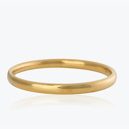 Oro Nuovo 14ct Gold High Polished Bangle 66mm x 66mm