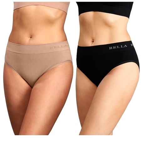 Bella Bodies Bamboo Viscose Knickers 2 Pack