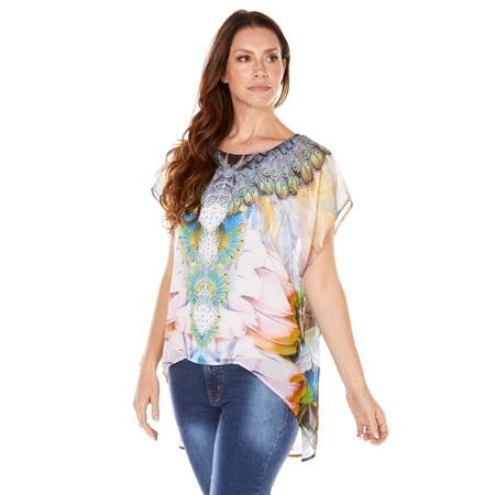 Kelly's Kloset Embellished Hi Lo Kaftan