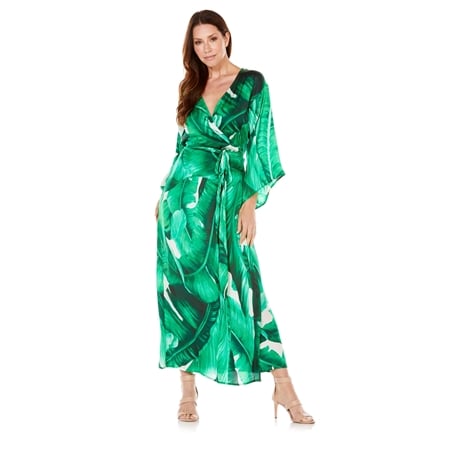 Kelly's Kloset Maxi Wrap Dress