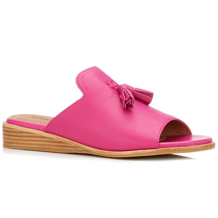 mel leather slide