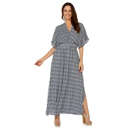 neck hailey draped lyn maxi tie sleeve dress itvsn