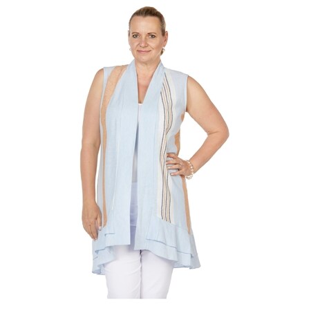 RTM Mary Double Frill Long Cotton Vest