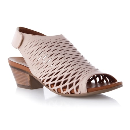 Bueno Ruby Laser Cut Slingback Bootie