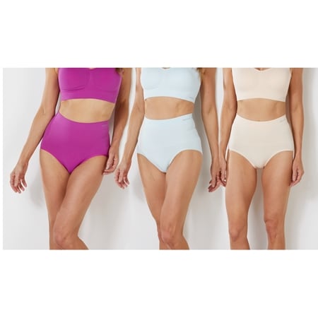 Bella Bodies High Waist Firming Travel Knickers 3 Pack