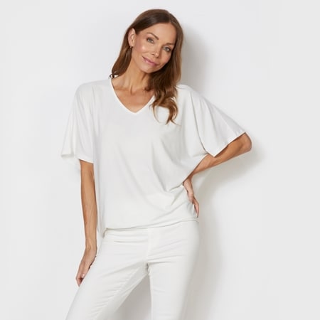 Jersey Girl V Neck Vesta Top