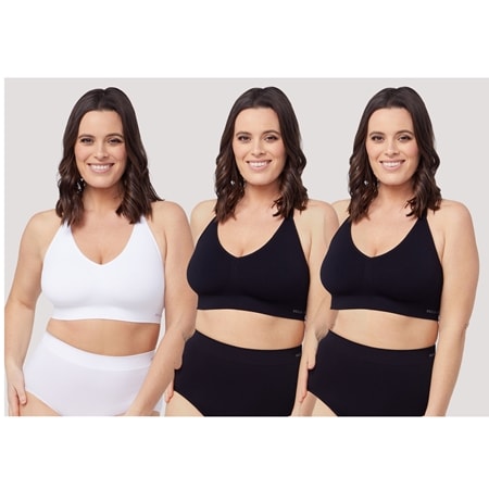 Bella Bodies Travel Racerback Bra 3 Pack