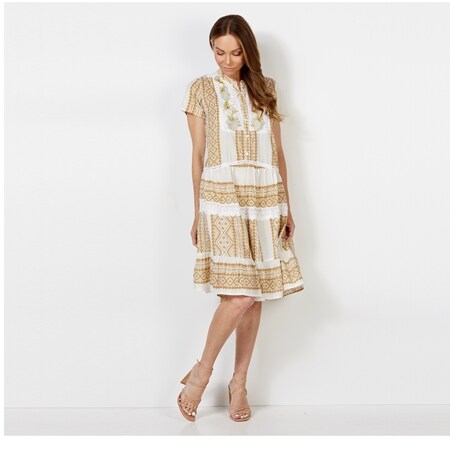 Hammock & Vine Panel Front Printed Tunic