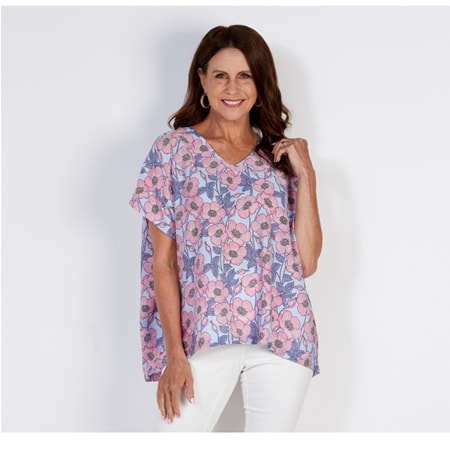 Cordelia St V Neck Kimono Top