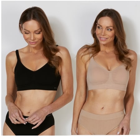 Bella Bodies Bamboo Easy Fit Bra 2 Pack