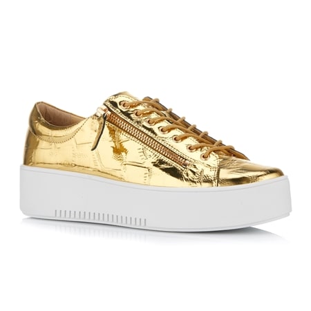 Django & Juliette Wolfie Leather Sneakers