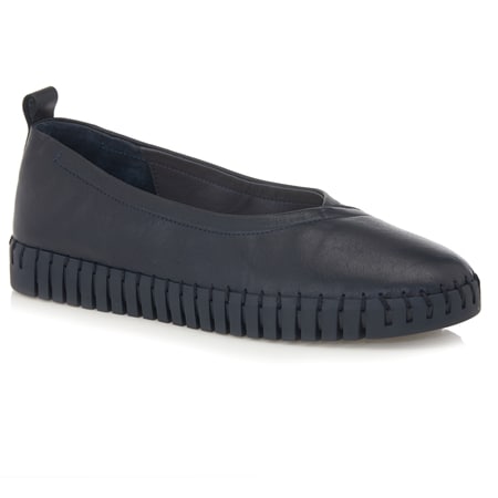 Django & Juliette  Heaton Leather Slip On Shoe