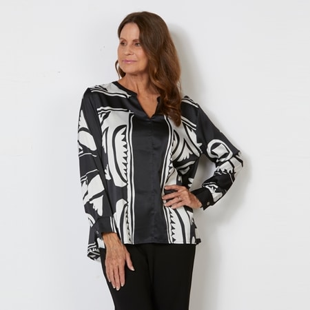 Hammock & Vine Chic Print Top