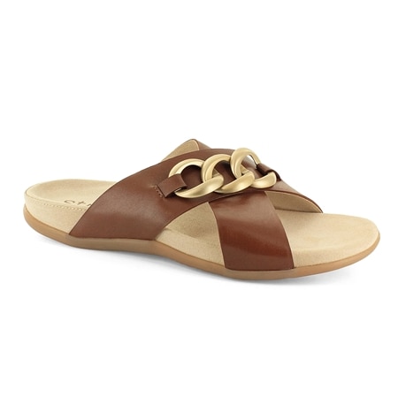 Strive Footwear Palma Link Cross Over Strap Slide Sandal