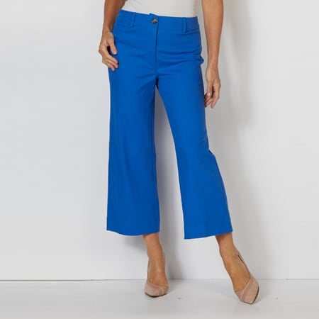 Isaac Mizrahi Wide Leg Cropped Pant
