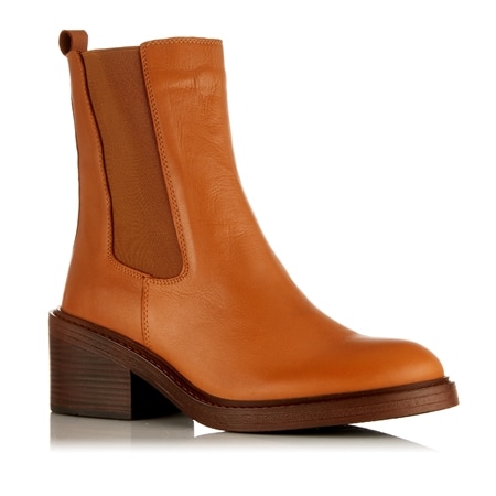 Luna Sole  Emerson Leather Slip On Ankle Boot