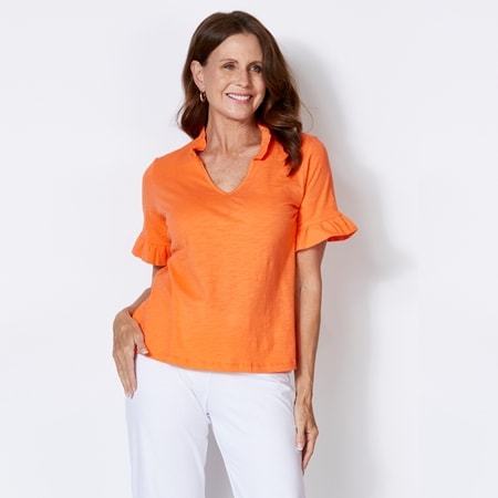 Cordelia St Ruffle Tee Top