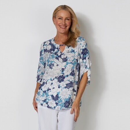 Cordelia St Flutter Rayon Top