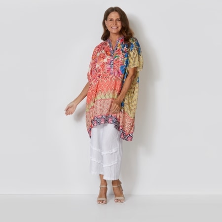 Hammock & Vine Sorrento Brights Oversized Top