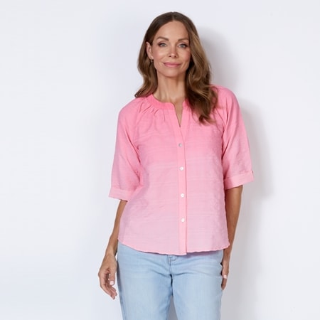 Holmes & Fallon Gradient Colour Blouse with Raglan Sleeve