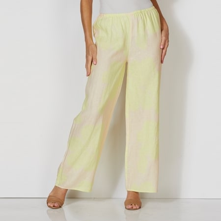 Pippa Ridley 100% Linen Catalina Print Pant