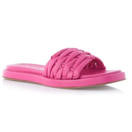 Luna Sole Cailyn Braided Leather Slide Sandal