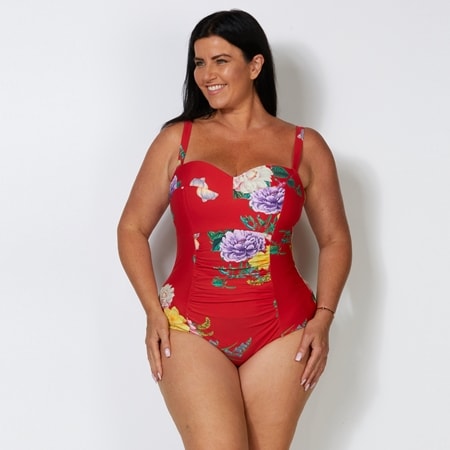Bring It In Swim Emma Ruched Front Swimsuit
