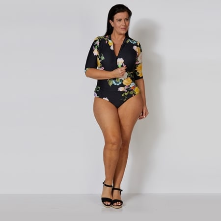 Bring It In Swim Kirsten Zip Front Rashsuit