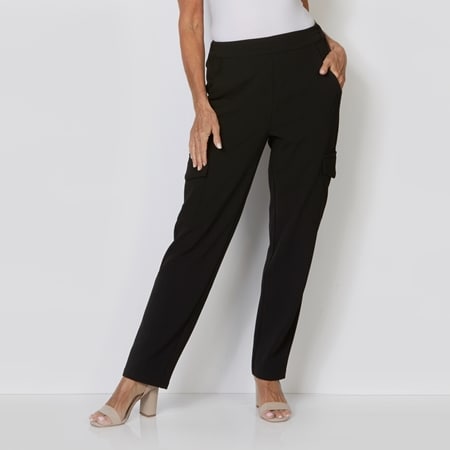 Isaac Mizrahi Cigarette Leg Pull On Pant
