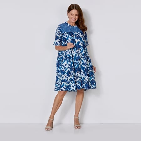 Vintage By Naudic Maxine Cotton Cleo Dress