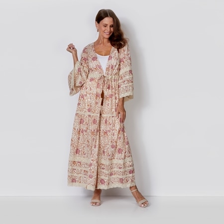 Vintage By Naudic Meander Cotton Juliette Jacket