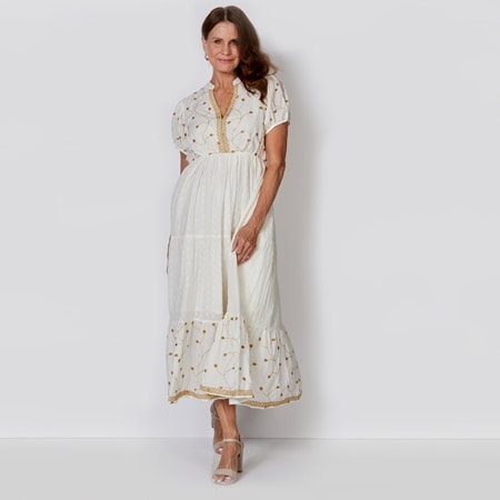 Vintage By Naudic Kuno Cotton Juliette Maxi Dress