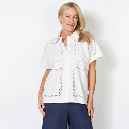 Holiday 100% Cotton White Indie Shirt