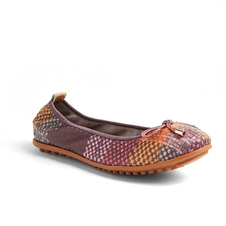 Django & Juliette Belin Leather Ballet Flat with Bow