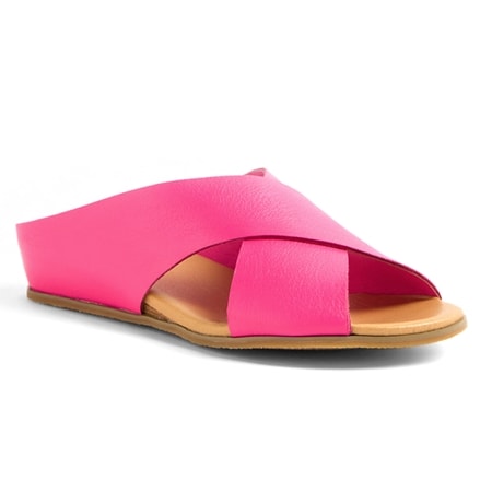 Django & Juliette Harli Leather Slide Sandal