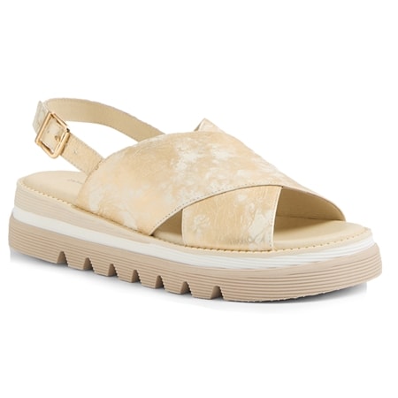 Django & Juliette Sasi Adjustable Strap Leather Sandal
