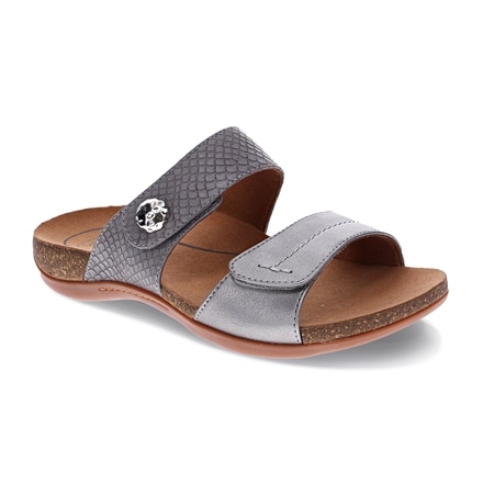 Scholl Alisa Orthaheel Double Strap  Slide Sandal