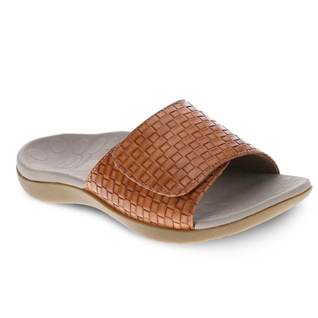 Scholl Samos II Brick Orthaheel Adjustable Strap Slide Sandal