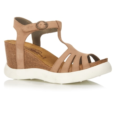 FLY London Gait Platform Wedge Sandal