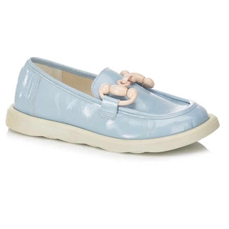 FLY London Toch Leather Loafer with Buckle Detail