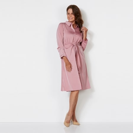 Tash & Sophie Isabella Satin Tie Dress