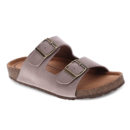 Scholl Beth Double Buckle Slide Sandal