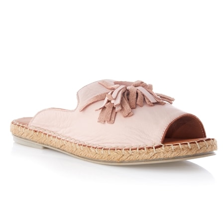 Bueno Keilor Tassel Detail Espadrille Slide Sandal